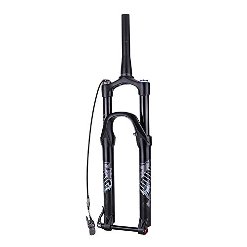 Mountain Bike Fork : 26 27.5 inch Full Suspension Mountain Bikes Rebound Adjust, MTB Air Fork 120mm Travel, fit Road / Mountain Bicycle XC / AM / FR Cycling 27.5inch