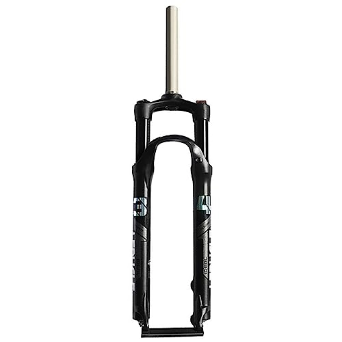 Mountain Bike Fork : 26 29 MTB Bike Suspension Fork 120mm Travel, Bicycle Magnesium Alloy Downhill Forks 28mm Axle, 1-1 / 8" Threadless Mountain Bikes Fork, shoulder control, 26Inch