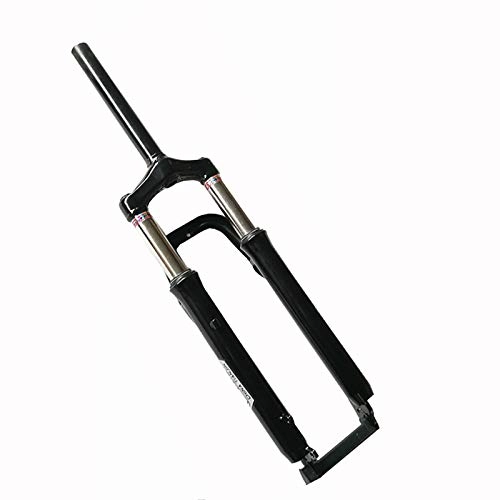 Mountain Bike Fork : 26 inch MTB Suspension Fork Travel 120mm, Straight Tube Mountain Bike Forks, Bicycle Front Shock Absorbers Manual Lockout fit Mountain / Road BMX