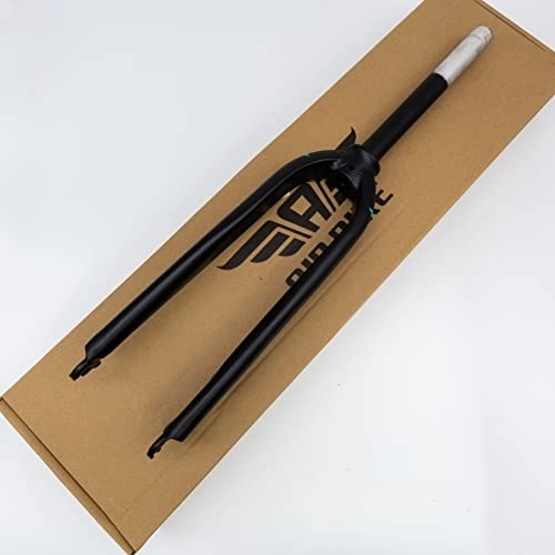 Mountain Bike Fork : 26 Rigid Fork 26 Hard Fork Mountain Bike MTB Black inch Aluminium 1-1 / 8" Disc Brake