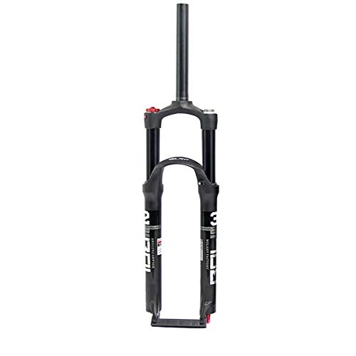Mountain Bike Fork : 27.5 / 29 Inch Downhillforks BMX Front Fork Aluminum Alloy Supension Air Fork Folding Mountain Air Pressure Bicycle Shock Absorber Forks Rebound Adjust Straight Tube A, 27.5inch