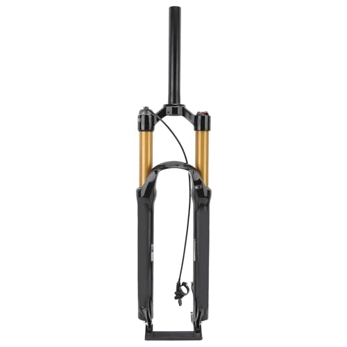 Mountain Bike Fork : 27.5in Bike Suspension Fork, High Strength Mountain Bicycle Straight Tube Suspension Front Fork Replacement