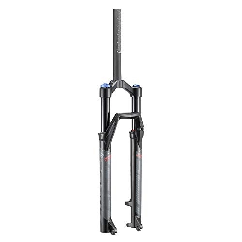 Mountain Bike Fork : aiNPCde Mountain Bike Suspension Forks 26 / 27.5 Inch, 1-1 / 8" MTB Air Front Fork Shock Absorber, for XC / AM / FR Bicycle Cycling (Size : 27.5 inches)