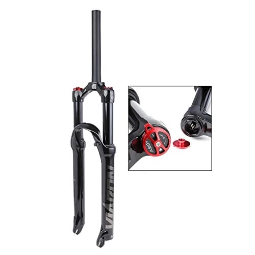 Mountain Bike Fork : aiNPCde MTB Cycling Suspension Fork 26" 27.5" 29" Mountain Bike Front Forks Travel:120mm Black, Silver Label (Color : Titanium, Size : 29 inches)