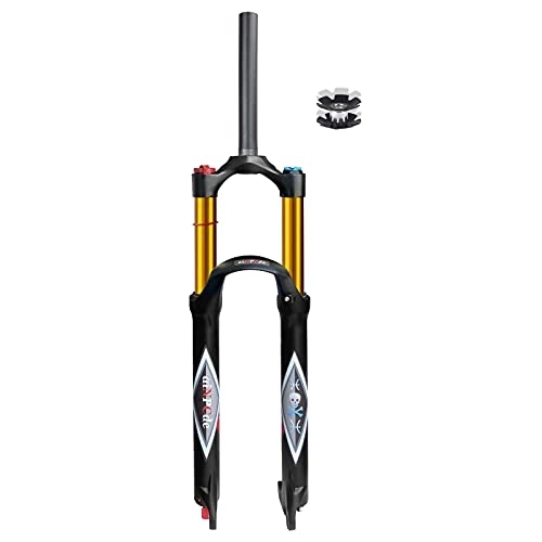 Mountain Bike Fork : aiNPCde MTB Front Fork 26 Bike Air Fork 27.5 29 Inch 140mm Travel, FO01-RK21 1-1 / 8" Straight / Tapered Tube XC Mountain Bike Bicycle Suspension Fork for 1.5-2.45" Tires