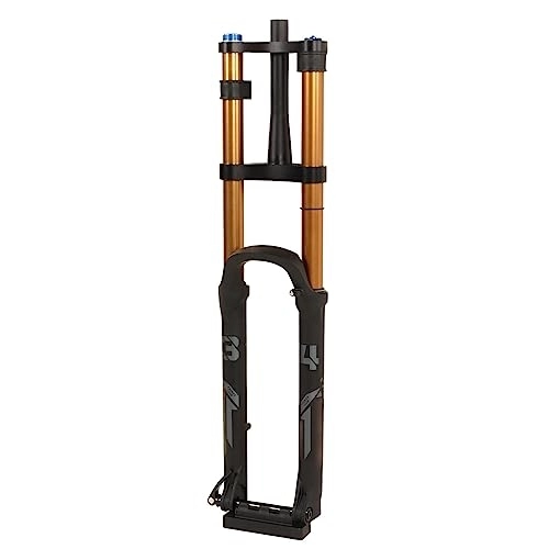 Mountain Bike Fork : Alomejor Mountain Bike Suspension Front Fork, Silver RL Suspension Fork 29in 100mm 9x100mm