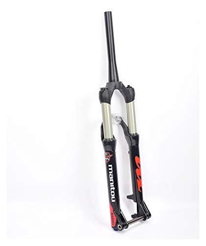 Mountain Bike Fork : Bicycle suspension fork 26 v brake MTB Bicycle Air Fork Manitou MARVEL Comp 27.5er 27.5inche Mountain Bike Fork Front Suspension Manual remote control Thru 100 * 15m (Color : Remote 27.5)