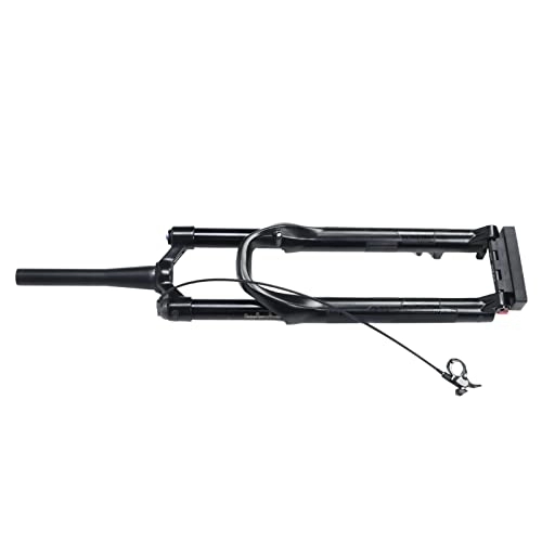 Mountain Bike Fork : Bike Suspension Fork, Sturdy Stiffness 34mm Inner Tube 140 Stroke Slow Down Impact Mountain Bike Front Fork High Strength Good Locking Control for Replacement