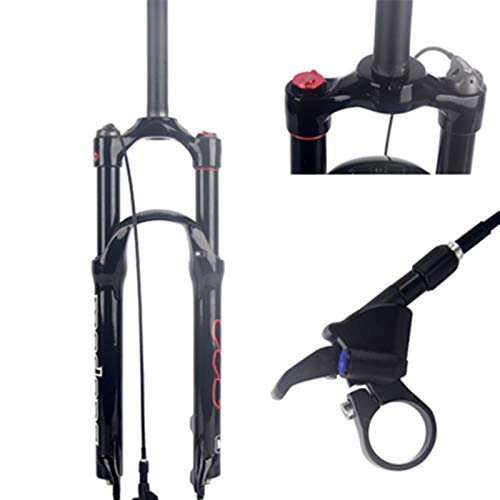 Mountain Bike Fork : Bike Suspension Forks Bicycle air fork 26 27.5 29 ER MTB mountain suspension fork air resilience oil damping line lock for over SR SUNTOUR EPIXON Tapered Steerer and Straight Steerer Front Fork