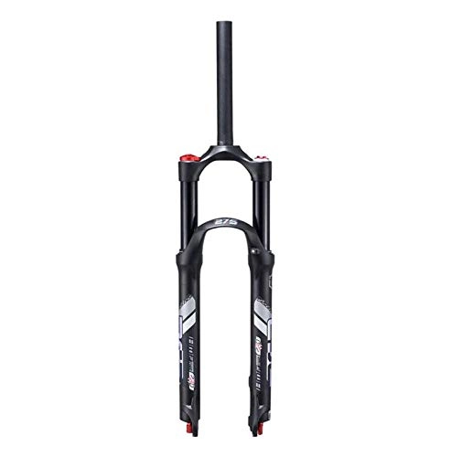 Mountain Bike Fork : BIKERISK 26 27.5 Inch MTB Suspension Forks, Double Chamber Shoulder Control Bike Gas Fork Unisex's 1-1 / 8" Damping Adjustment Travel 120mm Air Fork, 3, 27.5