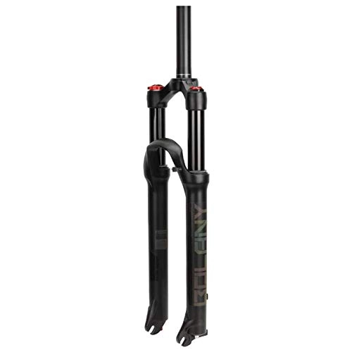 Mountain Bike Fork : CAISYE Bicycle Forks 26 / 27.5 / 29 Inch Mountain Bike Bicycle Suspension Fork, Aluminum Magnesium Alloy Light MTB Air Forks with Tires Suspension Travel: 120 Mm Bicycle Forks, Manual Lockout, 27.5in