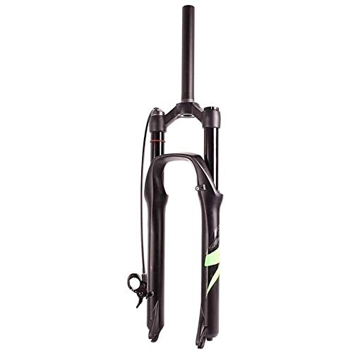 Mountain Bike Fork : CAISYE Bicycle Forks 26 27.5 29 Inch Mountain Bike Suspension Fork MTB Bicycle Fork Front Fork Light Alloy 1-1 / 8"Effective Shock Travel: 140Mm - Black Bicycle Forks, Green, 27.5in
