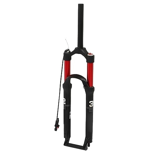 Mountain Bike Fork : Changor Mountain Bike Front Fork, 27.5 Inch Straight Steering Low Noise Bicycle Front Fork Remote Lockout Shock Absorption for Terrain