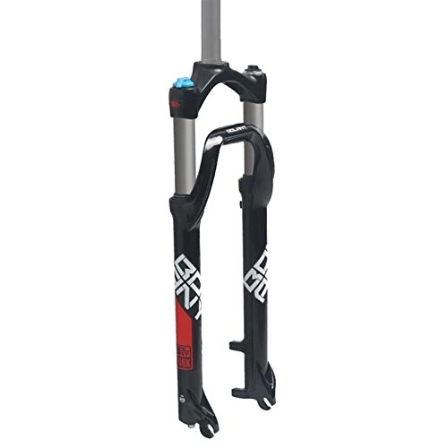 Mountain Bike Fork : Cycling Suspension forks 26 Inch BMX Bike Fork Fat Bicycle Oil Damping Foldable Bike Suspension Fork Snow / Beach Mountain Bike Fork Travel 100mm For 4.0" Tire QR (Color : Black)