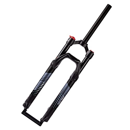 Mountain Bike Fork : Dunki Suspension Fork 27.5” 29” Suspension Gas Fork XC Ultralight Mountain Bike Front Forks Manual Remote Lockout 1 1 / 8” Straigh TubeTravel 100mm QR 9mm (White Remote 27.5")