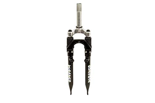 Mountain Bike Fork : Durango Mountain Bike Suspension Fork For 26” Wheel Mtb V-Brakes 1” Threaded Steerer 213mm Long Black