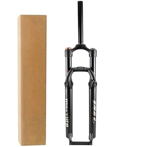 Mountain Bike Fork : DYSY MTB Bicycle Forks 26 / 27.5 / 29 Inch, Aluminum Alloy 34MM Straight Tube Shoulder Lock 1-1 / 8" Mountain Bike Suspension Fork 120mm (Size : 26 inch)