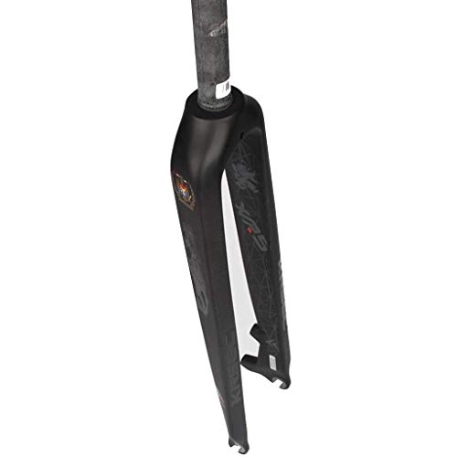 Mountain Bike Fork : DZGN Mountain bike fork Bicycle carbon front fork 26 27.5 inch MTB suspension fork 160mm to 183mm disc brake 1-1 / 8"515g, matte black, 27.5inch