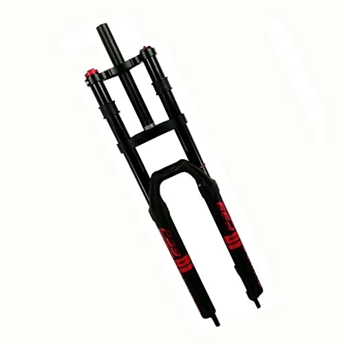 Mountain Bike Fork : EMISOO DH 27.5" 29" Bicycle Fork MTB Air Spension Fork Mountain Bike Front Forks 1-1 / 8" Straight Steerer Disc Brake 150mm Travel QR 9mm Manual Lockout