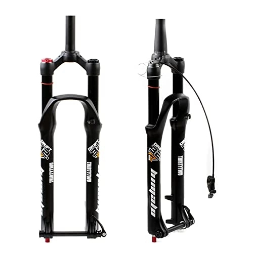 Mountain Bike Fork : FiveShops Mountain Bike Front Fork Air Suspension Fork, 26 / 27.5 / 29 inch Air Mountain Bike Suspension Fork Suspension MTB Gas Fork 100mm Travel Shoulder control / wire control Bicycle Front Fork