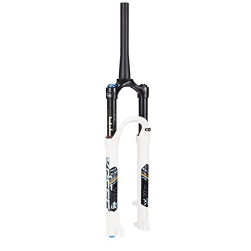 Mountain Bike Fork : Fork ZZQ- Bike Tapered Tube MTB Bike Suspension Magnesium Alloy For Cushioned Wheels Shoulder Control Air Strong Structure Bike Accessories 29 Inches