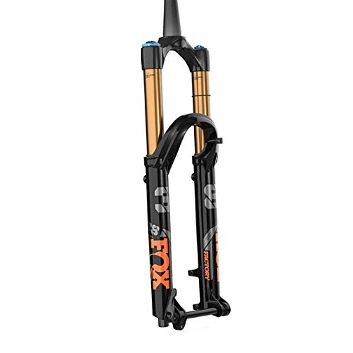Mountain Bike Fork : Fox Factory 38 Float 27.5 Inch Factory 160 Grip 2 Hi / Low Comp / Reb Gloss Black 15QRx110 Boast Conical Offset 44 mm 2021 Fork Adult Unisex