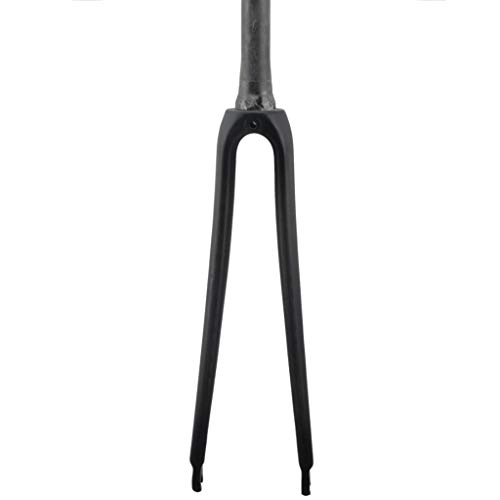Mountain Bike Fork : Full Carbon Fork Road Bike Front Fork 700c Superlight Matte Cycling Accessories (Color : A)