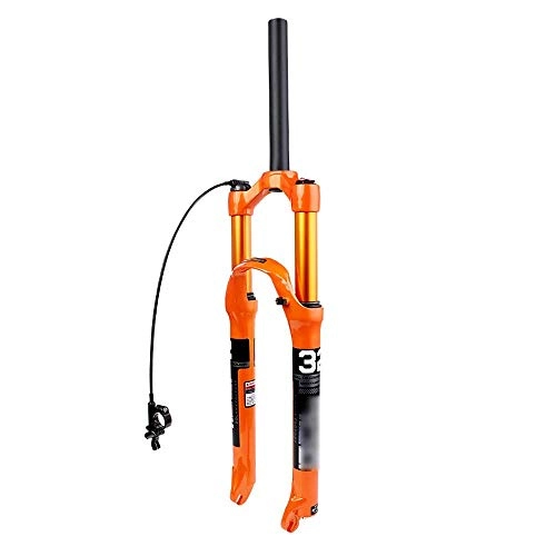 Mountain Bike Fork : FWC 26 / 27.5 / 29 Inch Bicycle Fork Mtb Forks, Air Forks / Open Gear 100Mm / Travel 120Mm / Straight Tube / Swivel Tube / Head Tube 28.6Mm * 220Mm / Shoulder Control / Wire Control
