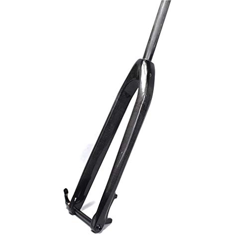Mountain Bike Fork : FWC 26 / 27.5 / 29 Inch Mountain Bike Fork Mtb Forks, Hard Fork Made Of Full Carbon Bicycle / 160Mm Disc Brake / 1-1 / 2 Spinal Canal 28.6 * 39.8 * 300Mm / Open Gear 100Mm / 15Mm Shaft
