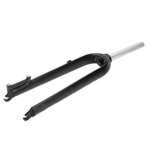 Mountain Bike Fork : Gaeirt Mountain Bike Fork, 26 / 27.5 / 29inch AL7005 Front Fork Bicycle Fork High Strength for Bike Forks Replacement Accessory(Black-reflective cursor boxed)