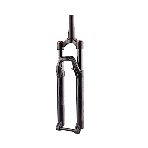 Mountain Bike Fork : GNY mountain bike forks 27.5 29 Inch MTB Bicycle Front Fork, Suspension Barrel Axis Air Fork Cone Tube Shoulder Control Adjustable Damping Shock Absorber Fork Stroke 130mm (Color : A, Size : 29inch)