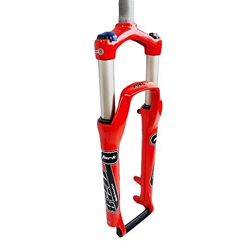 Mountain Bike Fork : HannNar Mountain Bike Suspension Fork Straight Air Plug bounce adjustment 26inches P28, red