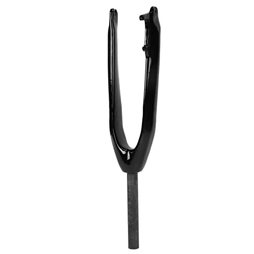 Mountain Bike Fork : Haofy Bicycle Fork, 24 Inch 3K Pattern Mountain Bike Fork, Beautiful, Safe for Bicycle Accessories (3K Glossy)