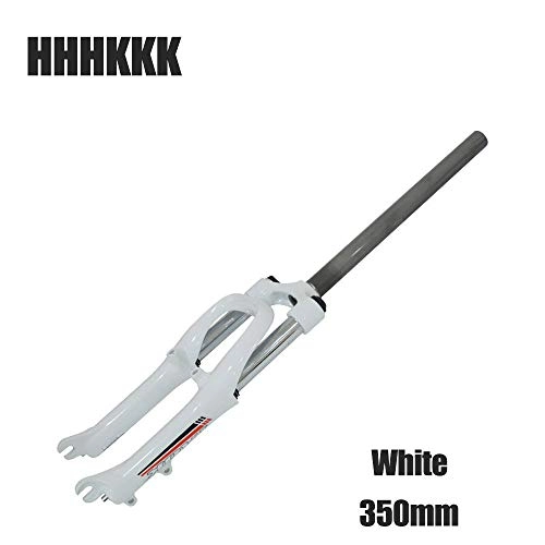 Mountain Bike Fork : HHHKKK MTB Bike Suspension Fork, Folding Small Wheel Diameter Bicycle 20 Inch Spring Suspension Aluminum Alloy Shock Absorber Red Standpipe -160mm