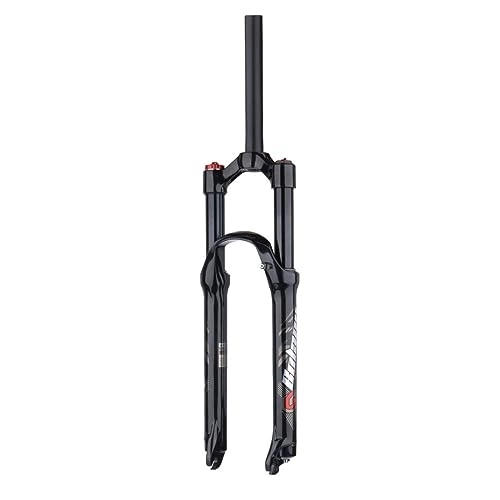 Mountain Bike Fork : JAYWIS Mountain Bike Suspension Fork, Bicycle Air Suspension Fork, 26 / 27.5 / 29 Inch Shoulder Control, Straight Tube, 27.5inch, Black