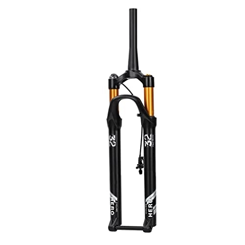 Mountain Bike Fork : Jejy Bike Fork Suspension 27.5 / 29 Inch 15x110mm Axle 1-1 / 8" Tapered MTB Air Remote Lockout Shocks Air Fork Bicycle Accessories (Color : Tapered, Size : 29inch)