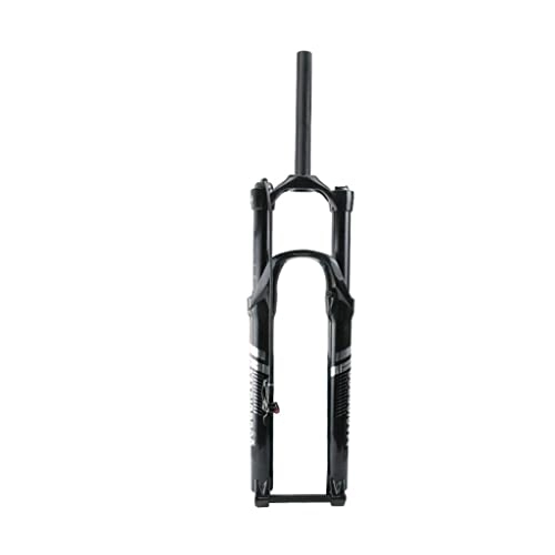 Mountain Bike Fork : Jejy Tapered Steerer Thru Axle 15mm 27.5inch 29inch MTB Suspension Fork, Rebound Adjustment Mountain Bike Air Fork Accessories (Color : Straight, Size : 29)