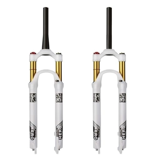 Mountain Bike Fork : JZYSS Suspension Forks 1 Pcs Mountain Bike Air Fork Suspension Plug Magnesium Alloy Air Fork 26 27.5 29 Inch 120-120MM Mtb Forks (Color : Shoulder Control-07)