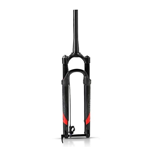Mountain Bike Fork : KANGXYSQ Mountain Bike Front Fork, 27.5" 29" Cycling 1-1 / 8" MTB Shock Absorber Bicycle Aluminum Alloy Forks Travel:100mm (Color : B, Size : 29inch)