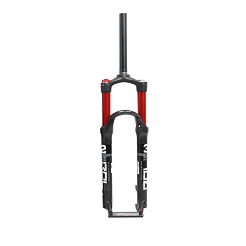 Mountain Bike Fork : KANGXYSQ Mountain Bike Suspension Forks, 26inch MTB Bike Lightweight Aluminum Alloy Suspension Lock Shoulder Travel:100mm Shock Fork (Color : B, Size : 27.5inch)