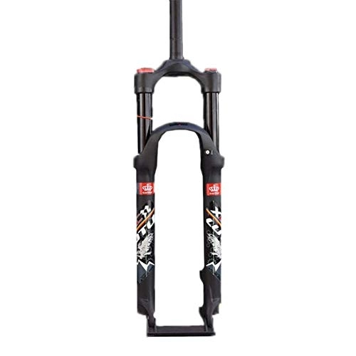 Mountain Bike Fork : KANGXYSQ Suspension Fork, Pneumatic Front Fork Shock Absorber Front Fork, Mountain Bike Fork 26 / 27.5 / 29 Inch (Color : A, Size : 27.5inch)