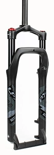 Mountain Bike Fork : Kcolic 26 Inch Air Fork Suspension Mountain Bike Bicycle MTB Fork, Lightweight Alloy MTB Beach Snow Electric Bike Air Forks, for 4.0" Tire A, 26