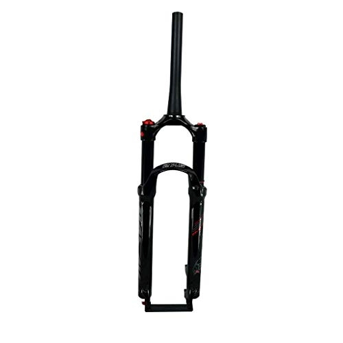 Mountain Bike Fork : LDG Suspension Front Fork, Mountain Bike 26 / 27.5 / 29 Inches 1-1 / 2 Spinal Canal Gas Fork Shoulder Control Wire Control (Size : 27.5inch)