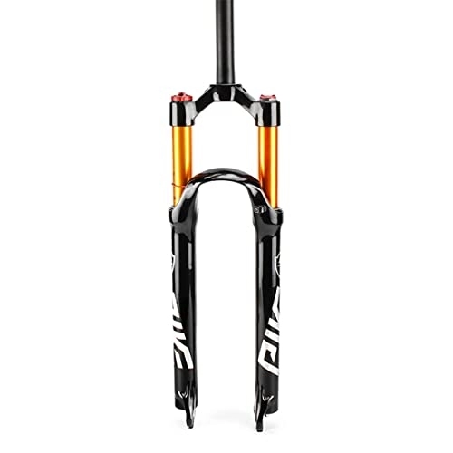 Mountain Bike Fork : LHHL 26 / 27.5 / 29 Inch MTB Air Suspension Fork Travel 120mm Mountain Bike Magnesium Alloy Suspension Fork Manual / Remote Lockout Bicycle Fork Straight Tube (Color : Manual Lockout, Size : 29 Inch)