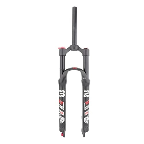 Mountain Bike Fork : LHHL MTB Air Suspension Fork 26" 27.5" 29" Mountain Bike Front Forks Travel 100mm Rebound Adjust Manual Lockout 1 1 / 8" Straight Tube QR 9mm For XC MTB (Color : Damping adjustment, Size : 26")