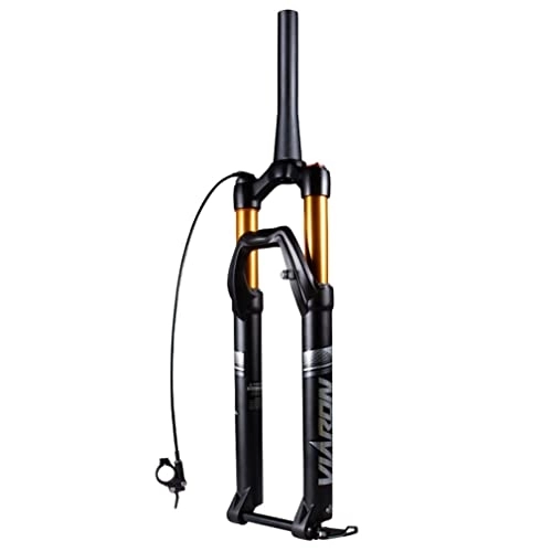 Mountain Bike Fork : LSRRYD Mountain Bike Suspension Fork Downhill 26 / 27.5 / 29 Inch MTB Air Forks 1-1 / 2 Disc Brake 15mm Thru Axle 100mm Travel Unisex 1850g (Color : RL, Size : 29'')