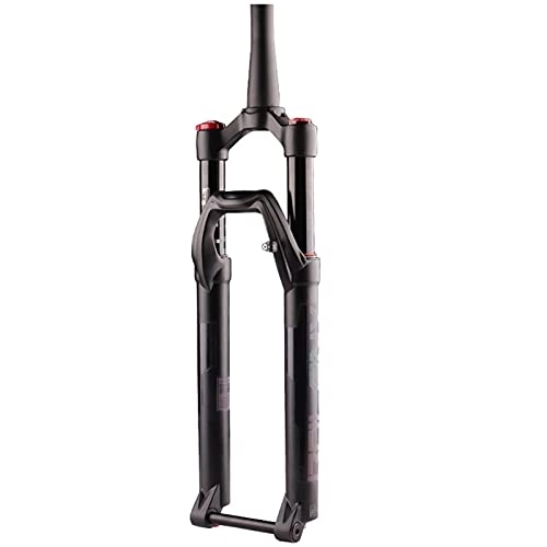 Mountain Bike Fork : LYYCX MTB Bicycle Air Suspension Front Fork 27.5 Inch 29 Inch, Rebound Adjust Tapered Tube 28.6mm QR 15mm Travel 130mm Mountain Bike Forks Aluminum Alloy (Size : 29 inches)