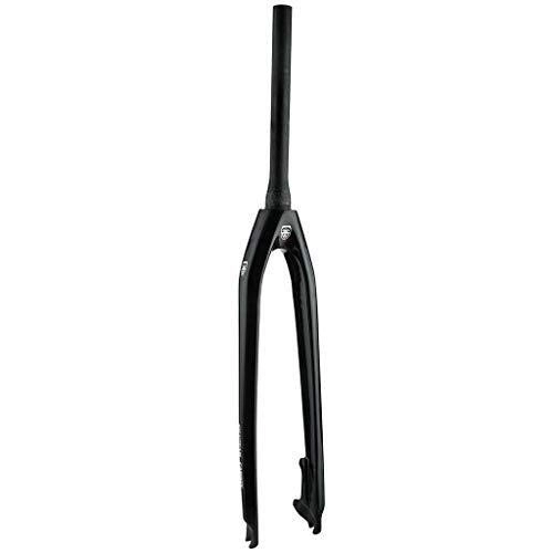 Mountain Bike Fork : MGE Suspension Forks Mountain Bike Carbon Fiber Front Cone Tube Hard Bicycle Disc 26 / 27.5 / 29ER (Size : 27.5inch)