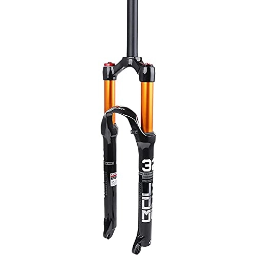 Mountain Bike Fork : Mountain Bicycle Suspension Forks, 26 / 27.5 / 29 Inch Bike Front Fork with Rebound Adjustment 120Mm Travel Bike Front Fork Air MTB Suspension Fork Ultralight Gas Shock Bicycle A, 26in