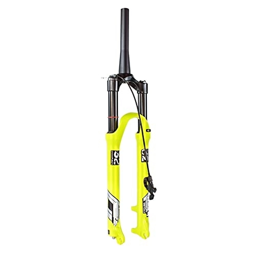 Mountain Bike Fork : Mountain Bicycle Suspension Forks, 26 / 27.5 / 29 Inch MTB Bike Front Fork with Rebound Adjust Straight Tube (Cone Tube), Remote Lockout 100Mm Travel 28.6Mm, Cone Tube, 29inch